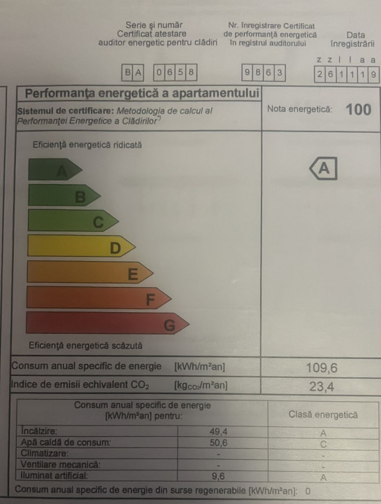 Ap. 2 cam. dec. etaj 1/6 mobilat/utilat-Parcare-M. Residence-planul 2