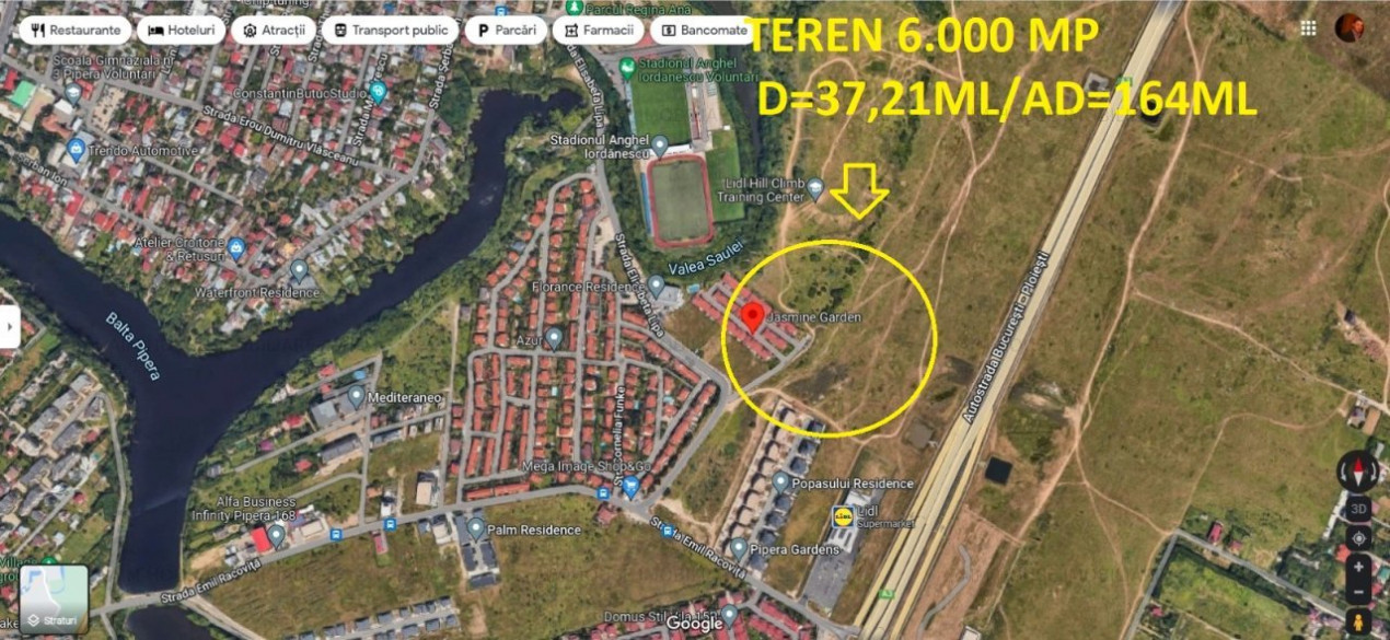 Teren Pipera 6000mp,pretabil proiect rezidential