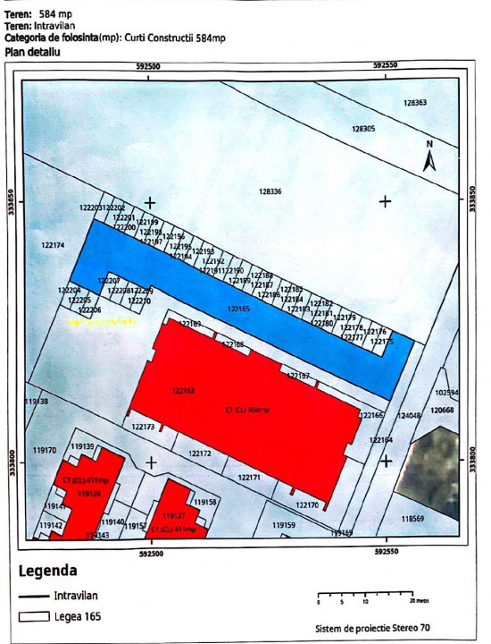 Pipera-Matei Millo-teren 3600mp-Drm. servitute proprietate-CU construire 2024