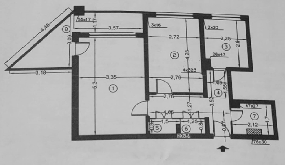 Pantelimon-Mega Mall-Ap. 2 cam dec. de vanzare-Pretabil investitie/rezidential