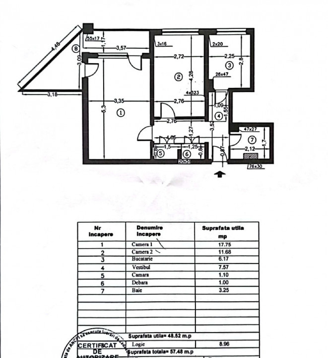 Pantelimon-Mega Mall-Ap. 2 cam dec. de vanzare-Pretabil investitie/rezidential