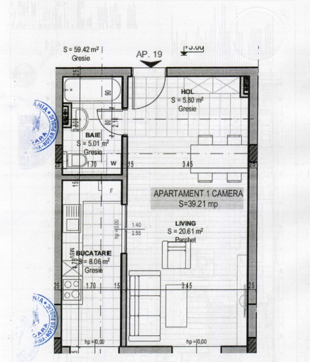 Comision 0% -Garsoniera etaj 1-Mobilata-Pretabil Investitie/Locuinta